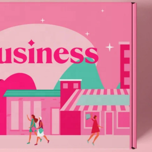 Free Design Wholesale Custom Printed Blank Cardboard Mailer Gift Box Corrugated Pink Mailer Box Headscarf Gift Box