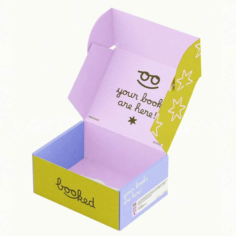Creative Macaron Color-Block Book Shipping Box (Airplane Box)