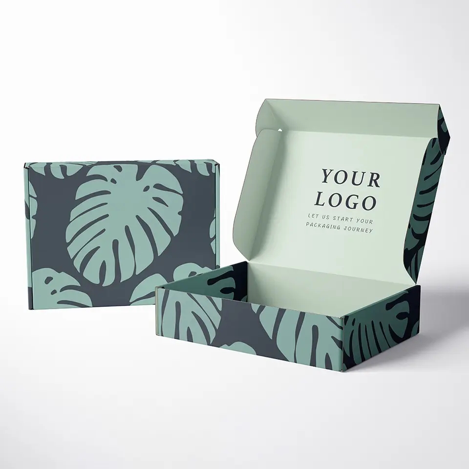 Green Corrugated Mailer Box