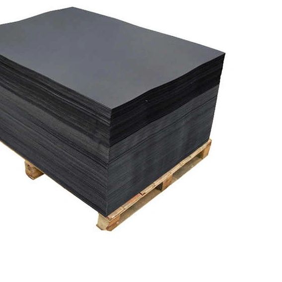 C1S/C2S Black Coated Recycled Paperboard Black Paper Single-Side Coated for Gift Box