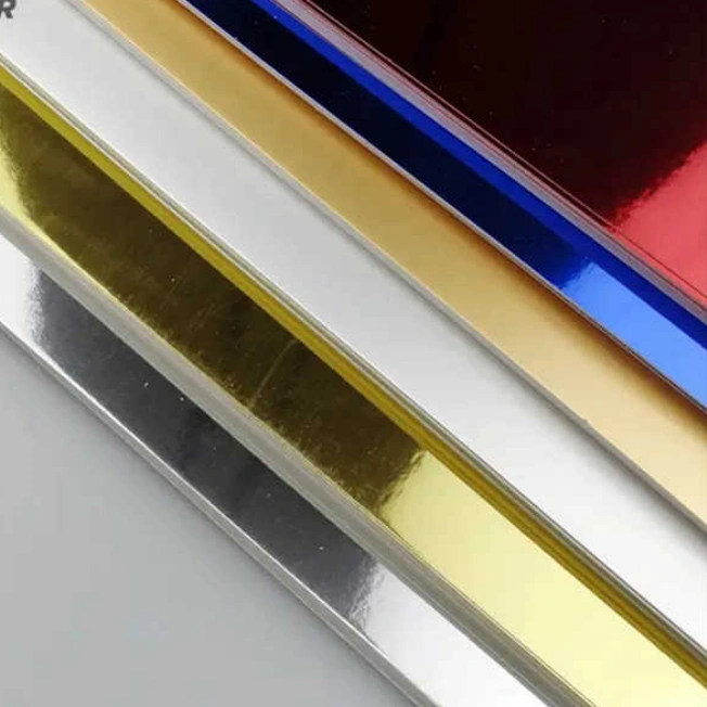 金属化金纸板厂供应金银箔金属纸板金箔纸