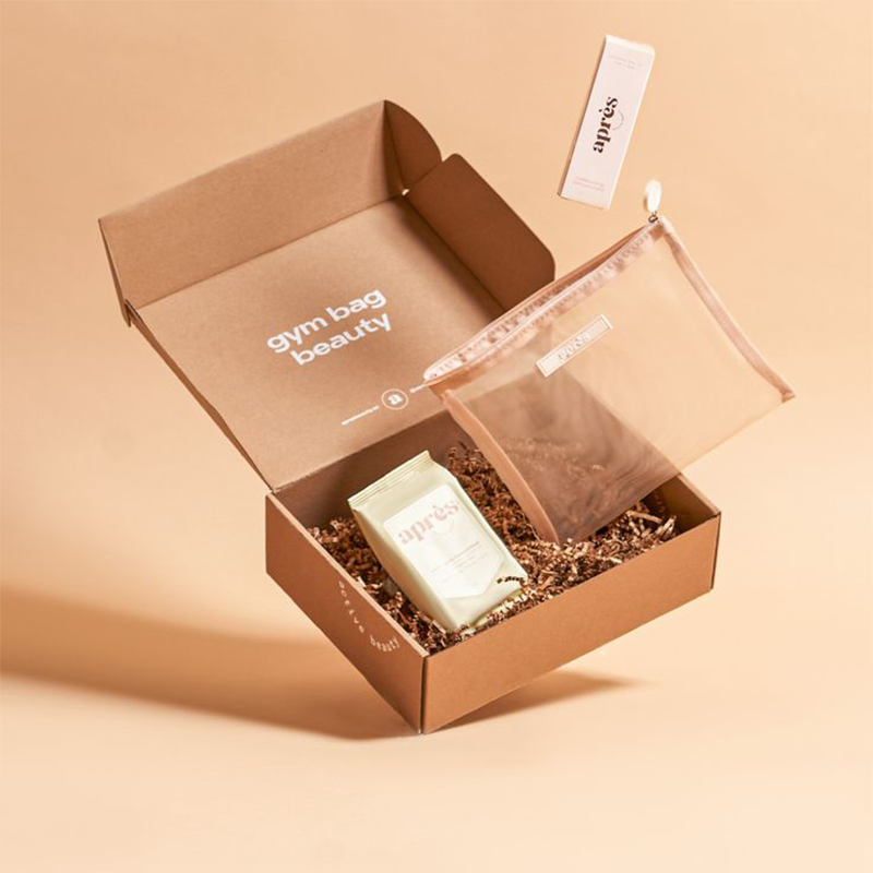 Beauty & Fitness Kraft Paper Minimalist Care Gift Box (Airplane Box)