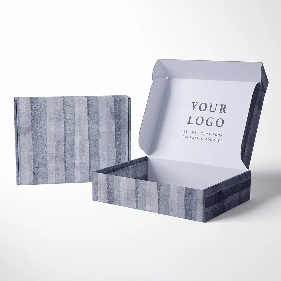 Gray Corrugated Box