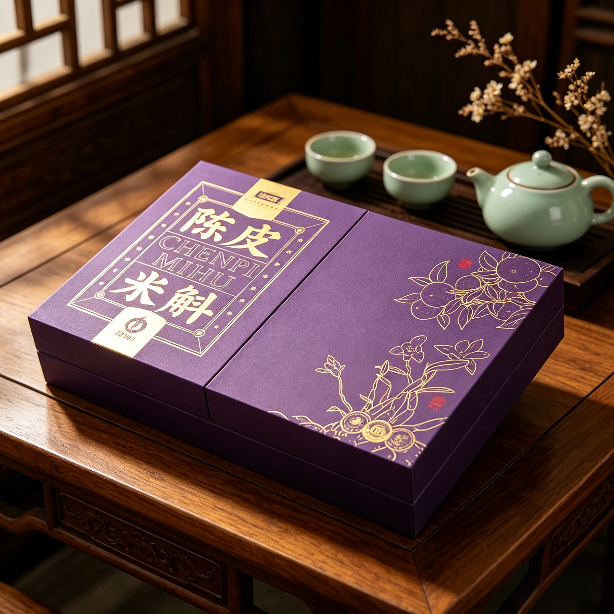 紫色定制独特盒子