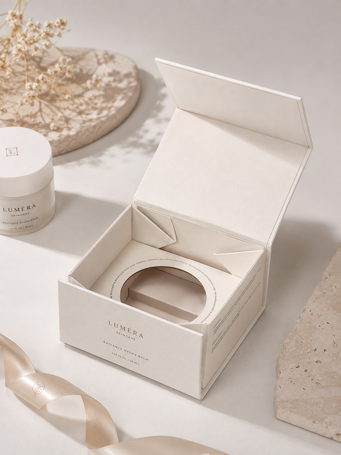 Extremely white covering fine skin care. The ice cream box. Makeup packaging box customized.